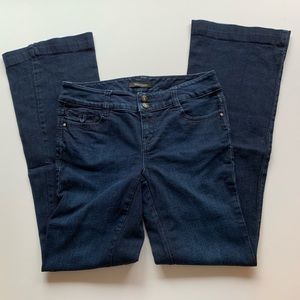 White House Black Market Trouser Jeans Dark Wash